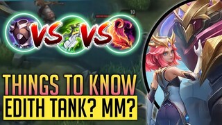 (English) New Hero Edith Gameplay Mechanics & Best Build Tutorial - Mobile Legends Update