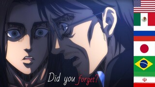 Eren Manipulates & Brainwashes Grisha Yeager in 7 different languages | Attack on Titan