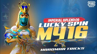 HOW TO GET IMPERIAL SPLENDOR M416 IN PUBG MOBILE | 2400 UC CRATE OPENING | NEW M416 LUCKY SPIN