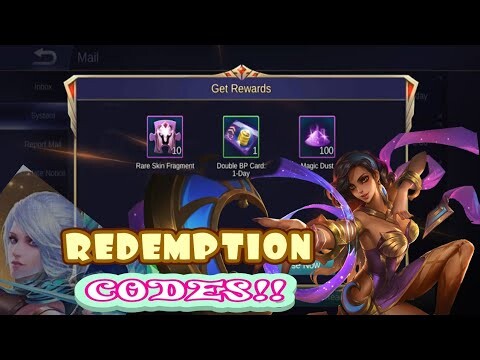 REDEMPTION CODE MOBILE LEGEND 2020