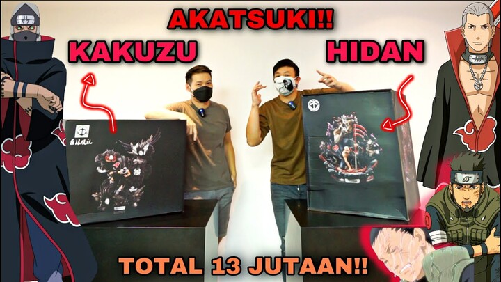 NOSTALGIA SEDIH BANGET!! UNBOXING STATUE HIDAN AKATSUKI SET KAKUZU AKATSUKI!! RIP ASUMAAA.. T_T