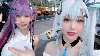 [baka love] cos comic exhibition kanban girl ~ shenzhen chukong vlog