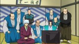 Gintoki actually dared to gather people to watch a "movie"