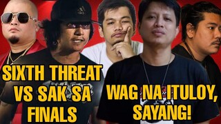 SAK MAY KUMPYANSA NA MAKAKALABAN SI 6TH THREAT SA FINALS NG PSP/DELLO NDI MSAYA S PUSTAHAN S FLIPTOP