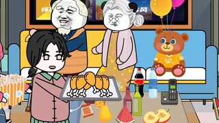 One month after the zombie outbreak, others were too scared to go out, but I was eating fried chicke