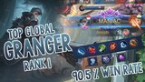 21 Kills in 12 Minutes! Maniac Granger Top 1 Global - Mobile Legends