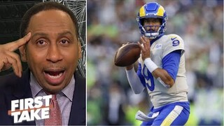 FIRST TAKE | Stephen A. breaks Matthew Stafford's 6 Int in last 3-games - Are Rams Super Bowl team?