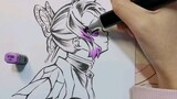 [จิตรกรรม]ภาพสเก็ตช์สวย ๆ ของโคโจ ชิโนะบุใน <ดาบพิฆาตอสูร>|<Flower>