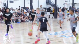 Little AAU basketball highlights of Sungho Moon PTP Elite (class of 2029,11 years old)