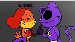 瞌睡猫 天天想色色(和太阳狗)狗链 女装 项圈控制 微笑小动物同人 Poppy Playtime 狗日