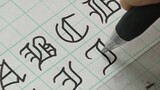 [ไลฟ์สไตล์]【Calligraphy】ฟ้อนต์ Blackletter วิธีการเขียนด้วยปากกาเจล