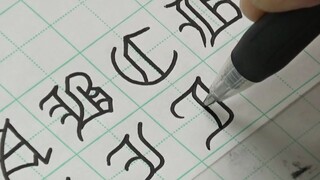 [Viết tay] Thư pháp hiện đại - Viết kiểu chữ Blackletter bằng bút bi