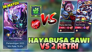 TIPS & ROTASI HAYABUSA EMBLEM JUNGLE SAWI ! MUSUH 2 RETRI GA BISA FARMING !  - Mobile Legends