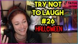 TRY NOT TO LAUGH CHALLENGE #26 (Halloween TikTok Edition) | Kruz Reacts