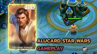 ALUCARD Obi Wan Kenobi Skin Gameplay || Alucard New STAR WARS Skin Mobile Legends Bang Bang || MLBB