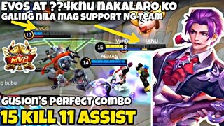 EVOS at CH4KNU?? nakalaro ko | Fast hand Gusion Gameplay in Realme 5 | Sniby