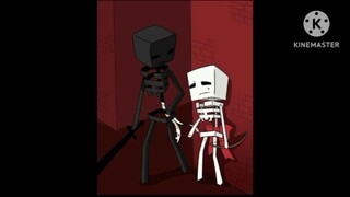 wither skeleton x skelly and herobrine x sadako