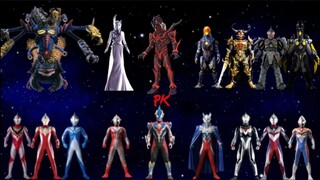 Rational debate: The ten Ultraman warriors shuffle the order and change the enemies!