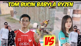 FUN TDM babyla by one vs ryzen seru parah bucin in tdm || pubg mobile