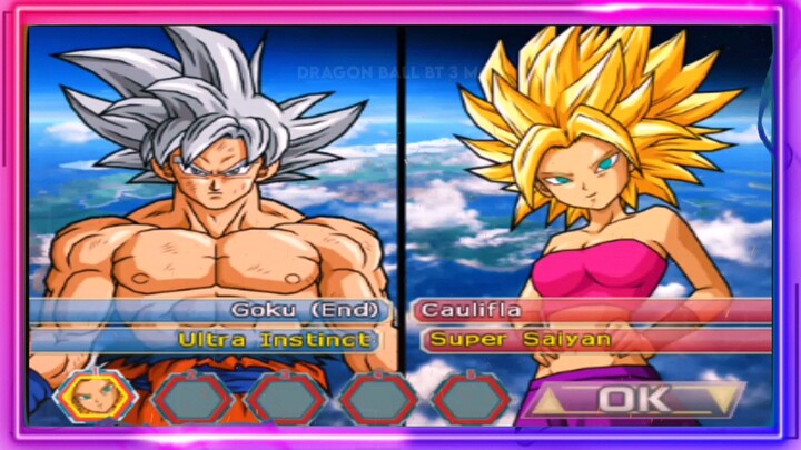 Goku Ultra Instinc VS Caulifla SSJ - Dragon Ball Budokai Tenkaichi 3 MOD Gameplay