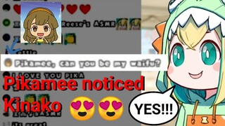 Pikamee, can you be my waifu? (Pikamee noticed me!!!) 😍😍😍