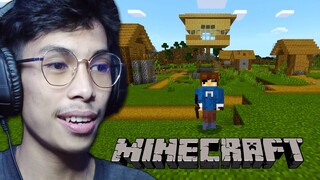 DAMI kong BAHAY sa unang araw ko sa MINECRAFT...