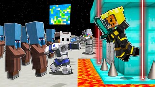 GÜVENLİKLİ UZAY EVİ vs UZAYLI ORDUSU! - Minecraft