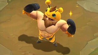 Xem trước hiệu ứng đặc biệt của Muscle Bee [Bee-Teemo]! Huyền thoại nhỏ mới của Genting!