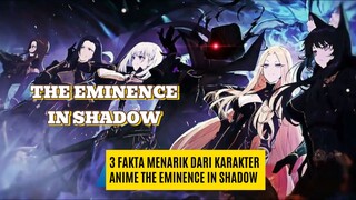 3 KARAKTER UTAMA DARI THE EMINENCE SHADOW