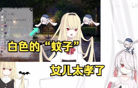 [Parry] I helped my daughter Nano draw new clothes, but she called me a white mosquito. Tsundere Rab