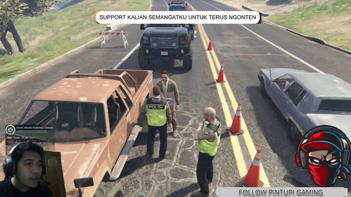 RAZIA POLISI SATLANTAS KOTA LOSSANTOS - GTA V MOD INDONESIA