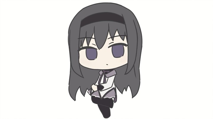 【动画】晓美焰只是在转圈圈而已~