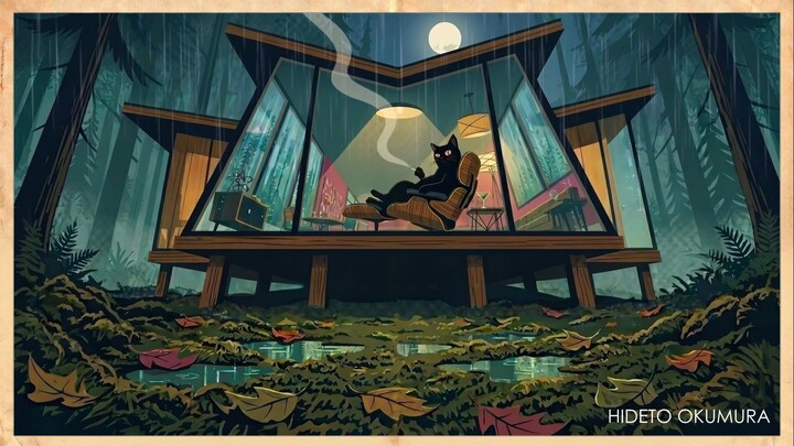 【作业BGM】Rainy Midnight Dreams ️ Dreamy Lofi Beats for Deep Study & Late Night Focus