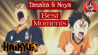 Haikyuu Best Moments | Tanaka and Nishinoya (Dub)
