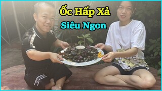 NgọcRambo- Hằng Và Bảo làm Món Ốc Nhồi Hấp Xả Siêu Ngon