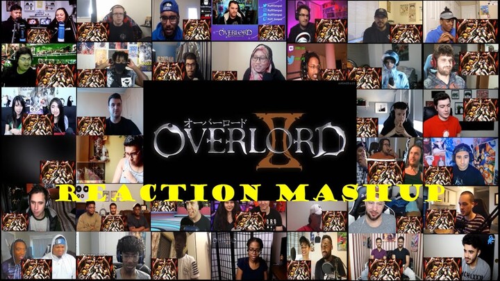 Overlord Opening  2 MEGA Reaction Mashup (36 Reactors)