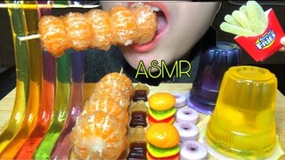 Chị Đu Đủ ASMR | Ăn Quýt Hồ Lô, Kẹo Huýt Sao, Hamburger Trolly, Thạch Cầu Vồng