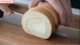 Thư giãn cùng món Nhật : Swiss roll cake with cream cheese 1 #videonauan