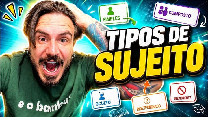 Tipos de Sujeito em Português | Aula Completa de Gramática para Concursos