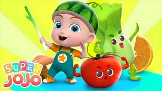 I Love Healthy Food +More | Good Habits | Super JoJo - Nursery Rhymes | Playtime with Friends