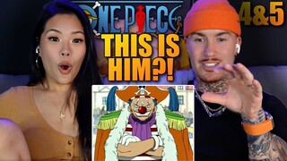 "THIS IS ANIME BUGGY?!" First Time Watching One Piece Anime! Ep 4-5