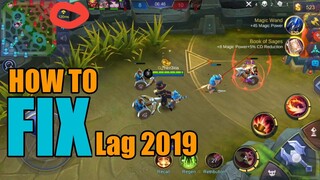 HOW TO FIX MOBILE LEGEND LAG 2019. TAGALOG!!