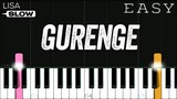 Demon Slayer - Kimetsu no Yaiba OP - LiSA - Gurenge | SLOW EASY Piano Tutorial