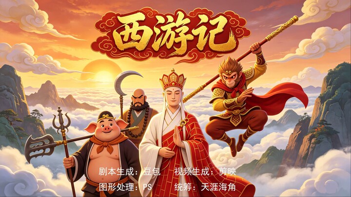 Journey to the West Chapter 1: 灵根育孕源流出 心性修持大道生