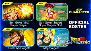 DRAGON BALL Sparking ZERO Roster Officially Revealed! (Playable Characters & Transformations So Far)