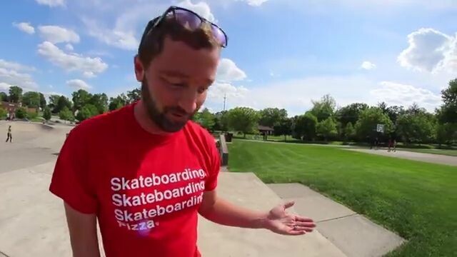 father son skateboarding new smaller board for kids