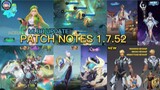 PATCH NOTES 1.7.52 MLBB UPDATE UPCOMING SKIN