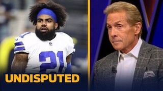 UNDISPUTED - Skip Bayless say no with Ezekiel Elliott play Week 8 vs Bears