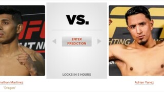 Jonathan Martinez VS Adrian Yanez | UFC Fight Night Preview & Picks | Pinoy Silent Picks