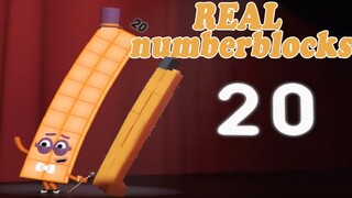 Real Blocks Dancing to Numberblocks 20